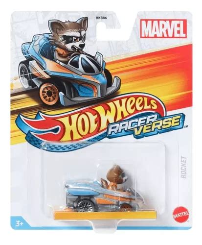 Rocket Hot Wheels Racer Verse Marvel Carrito Envío Gratis