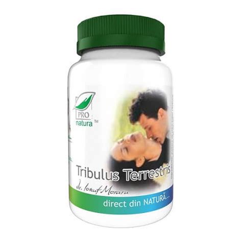 Tribulus Terrestris 60 Capsule Pro Natura Pret Pastile Potenta Sam