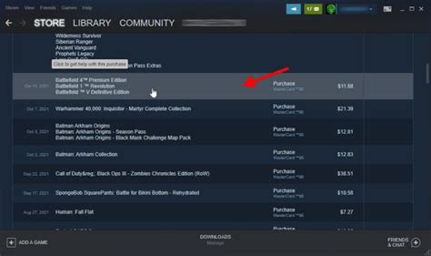 Comment Afficher Lhistorique De Vos Achats Dans Steam