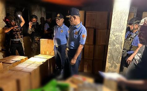 Over P M Alleged Smuggled Cigarettes Seized In Sulu