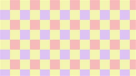 cute pastel pink, purple and yellow checkers, gingham, plaid, aesthetic checkerboard wallpaper ...