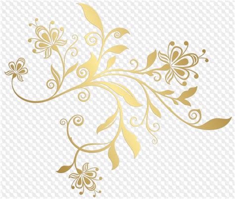 Gold Swirl Design Png - Clip Art Library