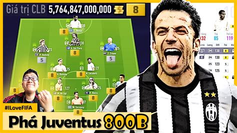 I Love Cầm 800 Tỷ Nâng Cấp Đội Hình Juventus MẠNH NHẤT FO4 2023 HENRY