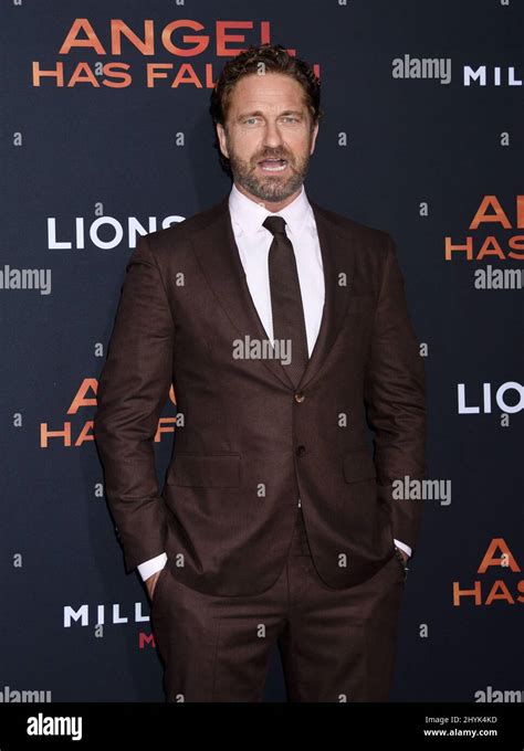 Gerard Butler At The Los Angeles Premiere Of Angel Has Fallen Held At