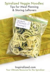 Inspiralized: Meal Prep Tips for Cooking with Spiralized Vegetable Noodles