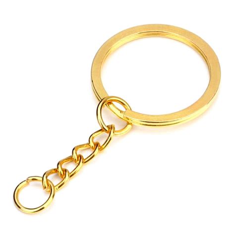 Keychain Circle Ring Gantungan Kunci Lingkaran Polos Lurus Bentuk