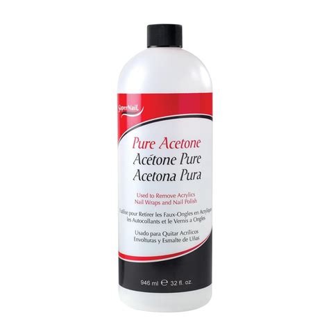 100% Acetone Polish Remover, 32 fl oz | Acetone, Nail polish remover ...