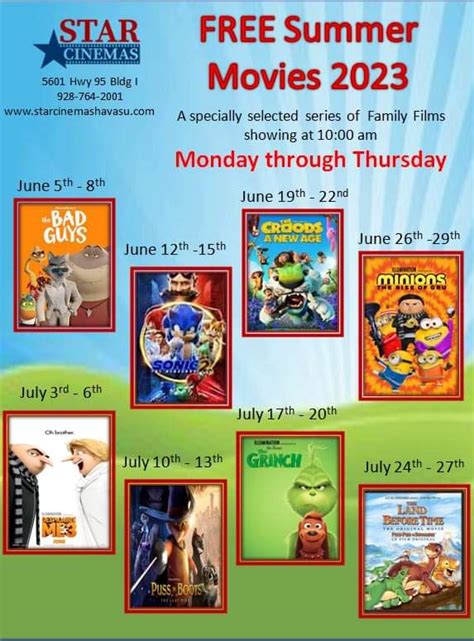 Riverscene Magazine Free Kids Summer Movie Series 2023