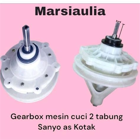 Jual Gearbox Mesin Cuci 2 Tabung Sanyo As Kotak Gearbok Gerbok Di