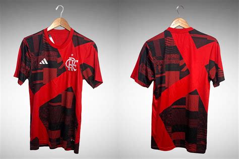 Flamengo 2023 Camisa Pré Jogo Tam P Brechó do Futebol