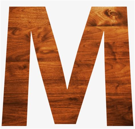 Wood Stain M 083vt Letter Typeface Brown Letter M Clipart PNG Image