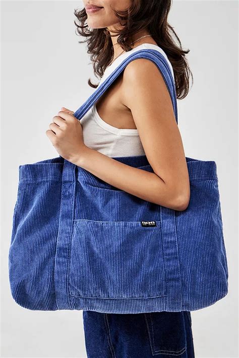 Bdg Tab Corduroy Tote Bag Urban Outfitters Uk