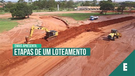 VOCÊ SABE QUAIS SÃO AS ETAPAS DE OBRAS DE UM LOTEAMENTO YouTube