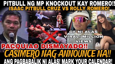 Breaking Casimero Nag Announce Na Pitbull Cruz Tulog Kay Rolly