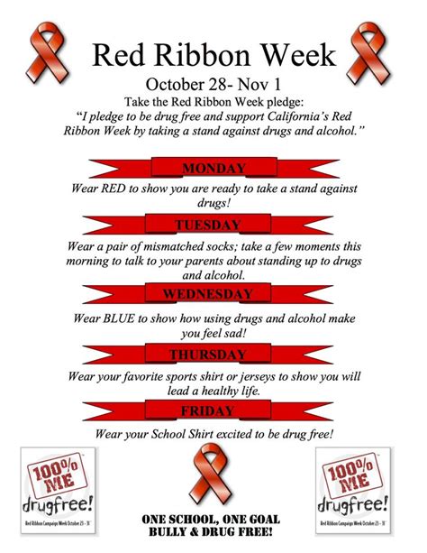 Pin By Sabrina Heffernan On Pta Resources And Ideas Red Ribbon Week