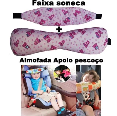 Faixa Soneca Infantil Cadeirinha Do Carro Almofada De Apoio Suporte