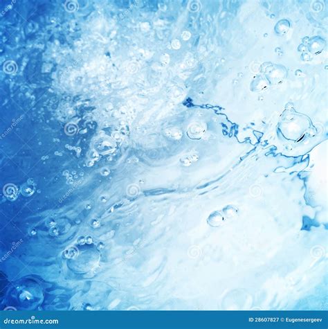 Abstract Blurred Blue Water Surface Background Royalty Free Stock