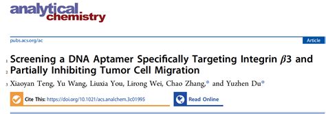 Anal Chem Dna Aptamer