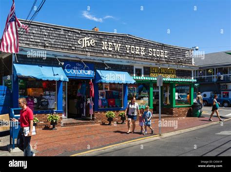 Shops On Commercial Street The Main Street Provincetown Cape Cod