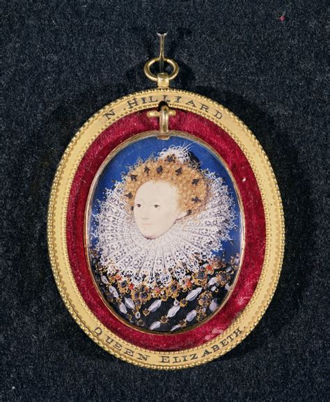 Portrait Of Queen Elizabeth I By Nicholas Hilliard