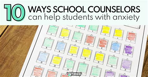 10 Ways School Counselors Can Help Students With Anxiety Social