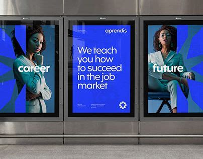 Two Billboards On The Side Of A Building Advertising An Upcoming Job