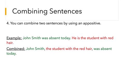 Combining Sentences Youtube