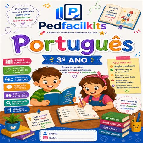 Conteúdos De Português 3 Ano Fundamental - Kit +1270 atividades prontas de Português 3° ano Fundamental (PDF)