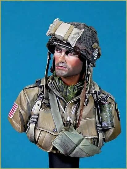 Figurine Buste En R Sine Soldat Militaire Ww Guerre Mondial Non