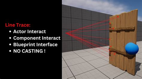 How To Use Line Trace With Blueprint Interface Instead Of Casting Ue5 Tutorial Youtube