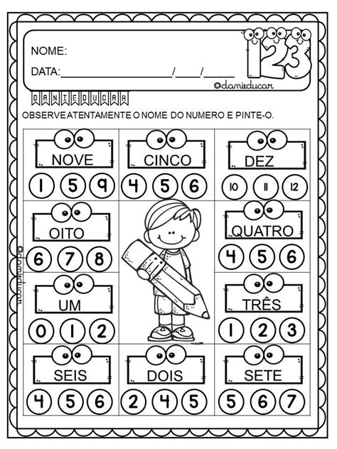 Atividades De Matem Tica Ano N Meros Ao Dani Educar