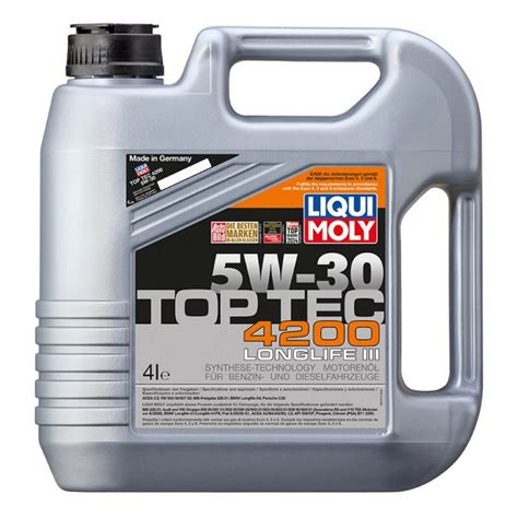 Ulei Motor Liqui Moly Top Tec 5W30 4200 LongLife III 4 Litri Best Auto Vest