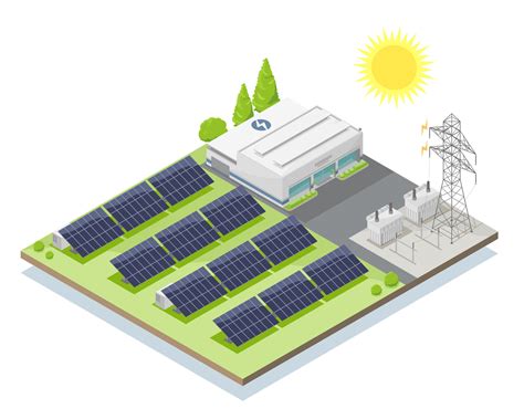 solar panels farm power plant with solar cell green energy ecology ...