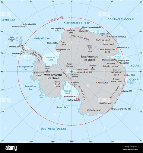 Southern Hemisphere Map Countries