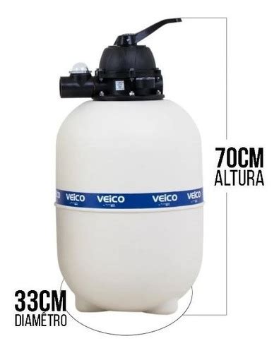 Filtro Veico Piscina Até 70 000 Litros V 50 Válvula Fluidra Lembo