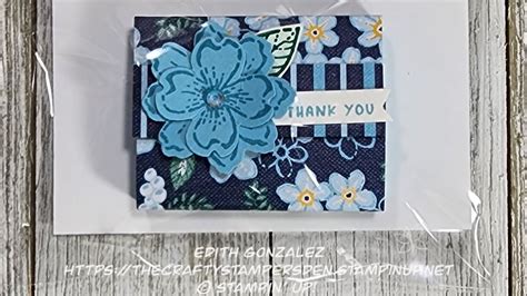 How To Make A Mini Post It Note Cover With Stampin Up Products