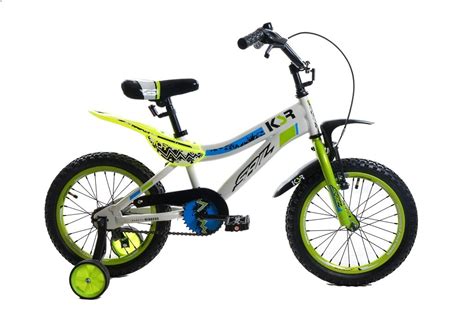 Велосипед детский 2-х колесный SAIL 16д. JK-20155-16" (бело-зеленый)