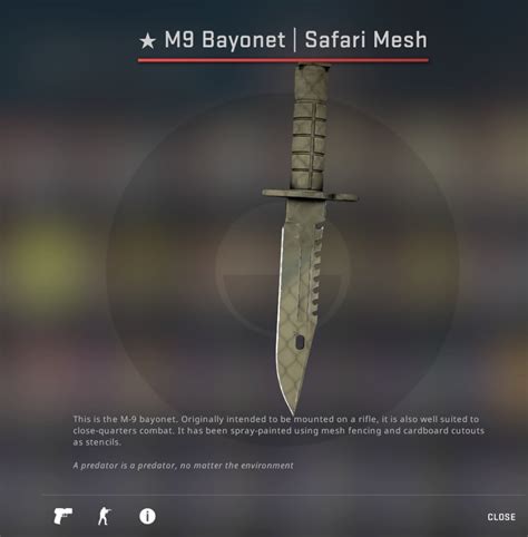 CSGO M9 Bayonet Safari Mesh Minimal Wear Piaseczno Kup Teraz Na