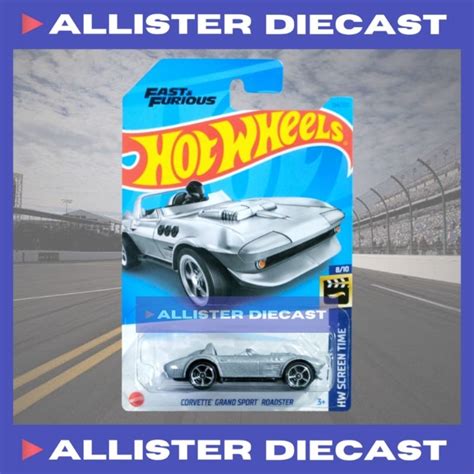 Hot Wheels Corvette Grand Sport Roadster Abu Hotwheels Corvette Roadster Gray Hw Screen Time
