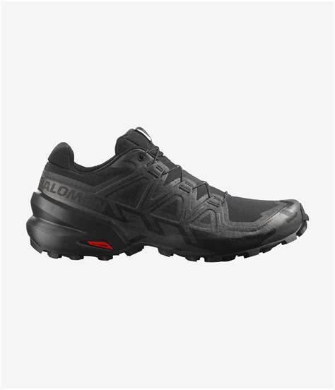 Salomon Mens Shoes Speedcross 6 Black Black Phantom Color