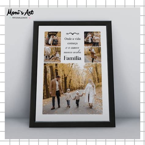 Quadro Família Onde a Vida Começa Família Elo7