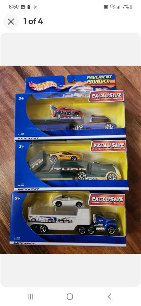New LOT Hot Wheels Pavement Pounders Road Racing Dodge Charger Thog Exclusive Etsy