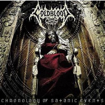 CD COLDBLOOD Chronology Of Satanic Events Shopee Brasil