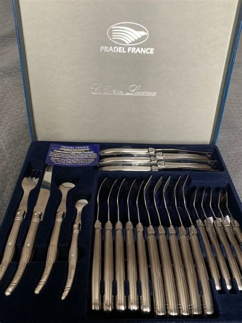 Laguiole Pradel Luxinox Cutlery Set 24 Pieces Steel Catawiki