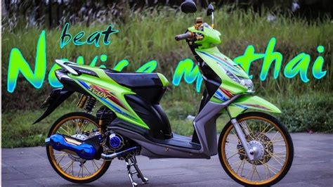 √ 24 Modifikasi Motor Beat Karbu Warna Hijau Cerah Elegan Onpos