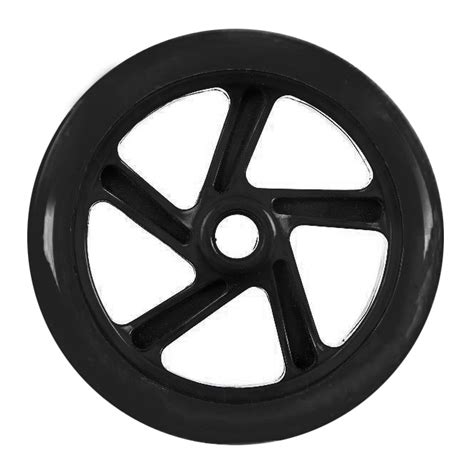 Колесо для самоката STG PU 180 мм. Black/Green, без подшипников, купить ...