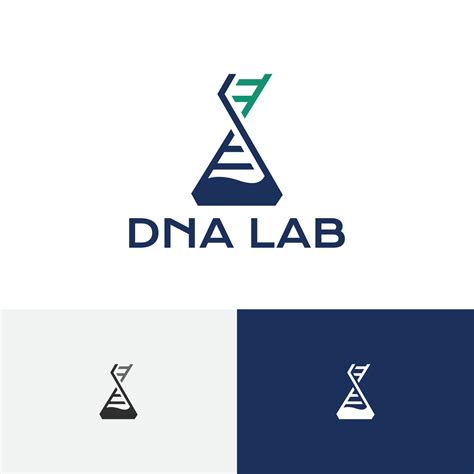 Dna Double Helix Tube Genetic Biology Medical Research Logo 3464516