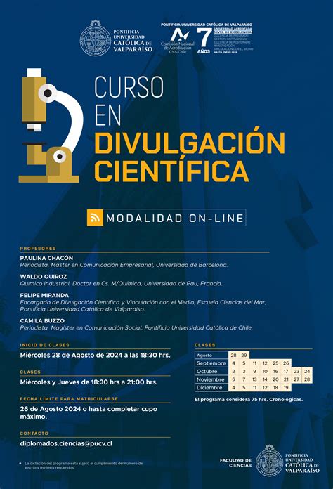 Curso Divulgación Científica Pontificia Universidad CatÓlica De