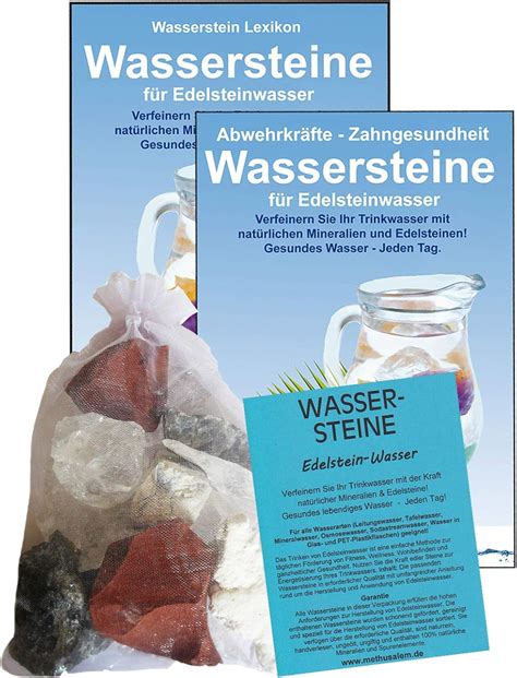 Wassersteine Edelsteinwasser Set G Edelsteine Di T Kombination Zum