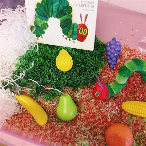 Fun And Educational Sensory Bin The Very Hungry Caterpillar